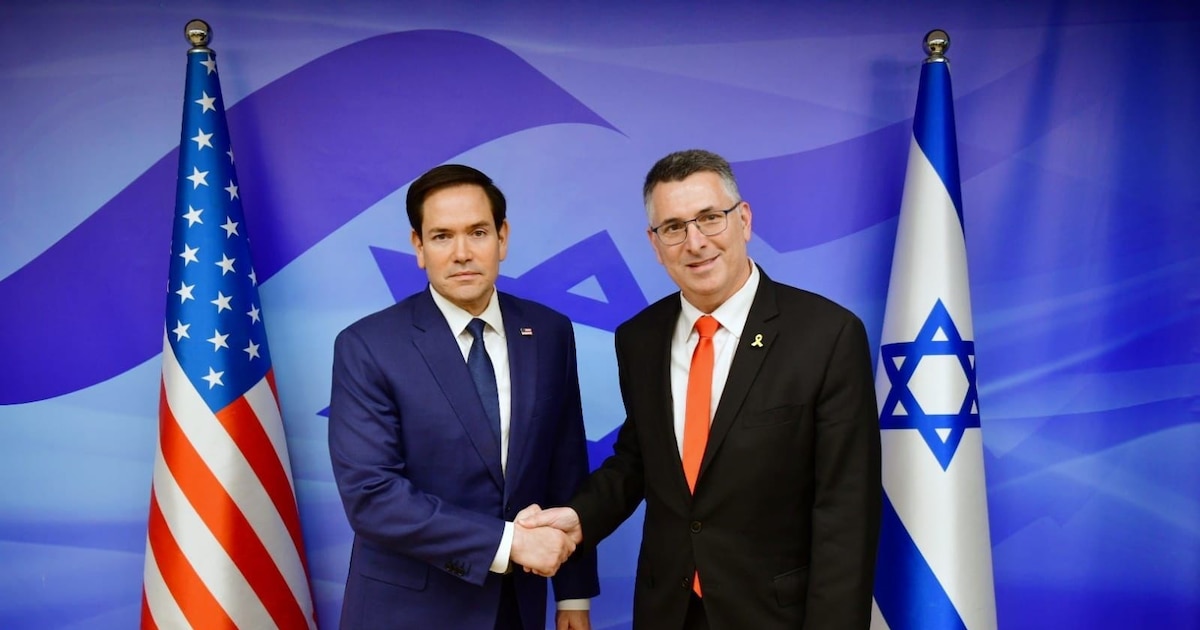 Gideon Saar visita EE. UU. para reunirse con Marco Rubio y otros líderes en medio de controversia sobre la crisis en Gaza