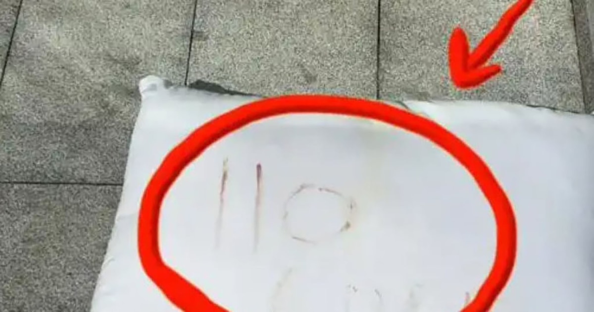 Mensaje en sangre «110 625» salva a mujer atrapada en habitación