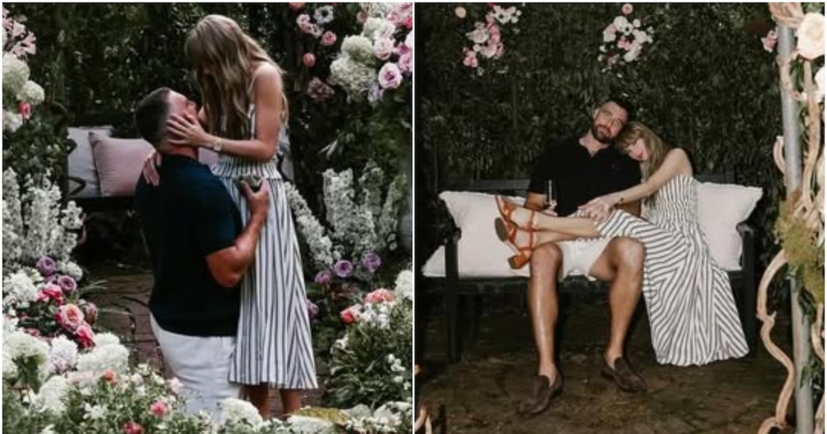 ¡Impactante! Travis Kelce Sorprende a Taylor Swift con Anillo de Compromiso de Época Victoriana y Diamante de Ocho Quilates en la Propuesta que Conquedó a Redes Sociales