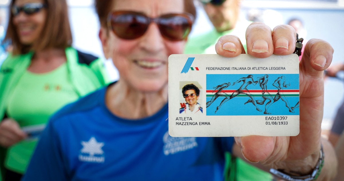 ¡Increíble! Emma Mazzenga, la velocista italiana de 92 años, rompe récords mundiales y desafía los límites de la edad con su asombroso rendimiento deportivo