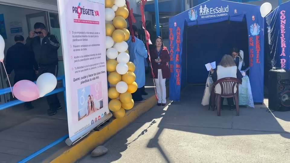 Campaña de planificación familiar en EsSalud Cajamarca busca concientizar a la población