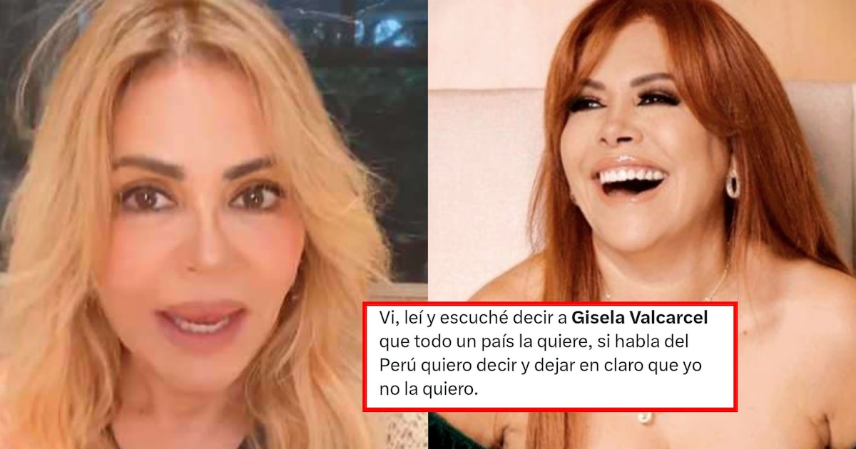 Gisela Valcárcel afirma: «Yo tengo un país que me quiere» y genera polémica en redes