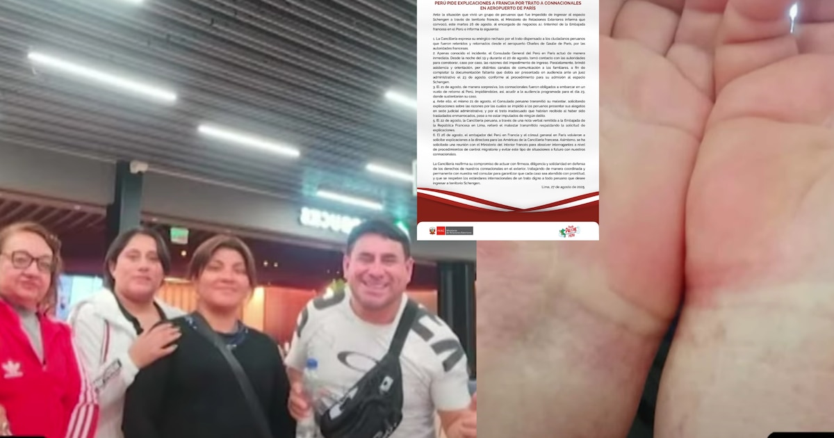 Perú exige explicaciones a Francia por retención y deportación de familia cajamarquina en París