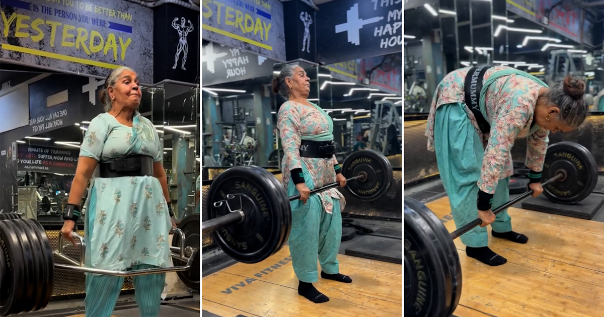 ¡Mujer de 70 años rompe barreras! Roshni Devi Sangwan levanta más de 100 kilos a pesar de la artritis y los dolores crónicos