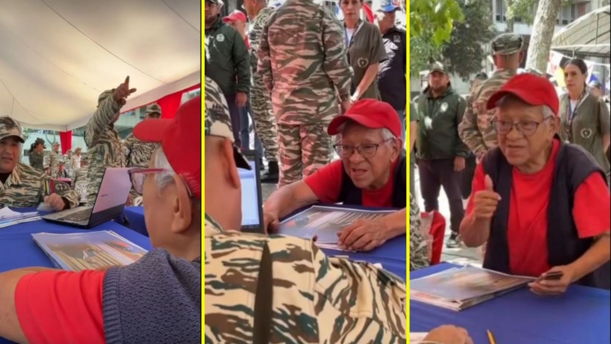 ¡Increíble! Mujer de 83 años se inscribe en el Ejército de Venezuela en plena tensión con EE.UU. y moviliza redes sociales