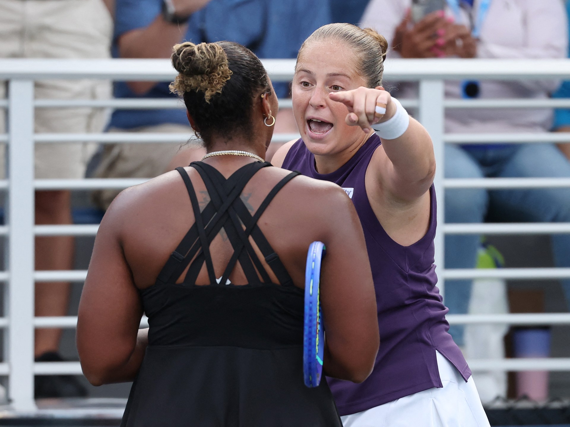 ¡Tensión explosiva en el US Open! Ostapenko arremete contra Townsend por falta de respeto y la desafía a pelear fuera de EE. UU.