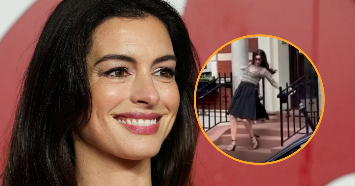 ¡Escándalo en el rodaje de «El diablo viste a la moda 2»! Anne Hathaway sufre caída espectacular y revela que su tacón roto casi arruina la escena