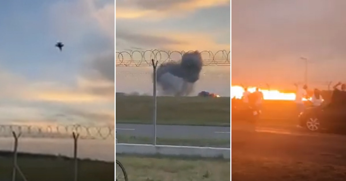 ¡Tragedia en Polonia! Piloto de F-16 muere tras estrellarse en entrenamiento previo a importante exhibición aérea en Radom