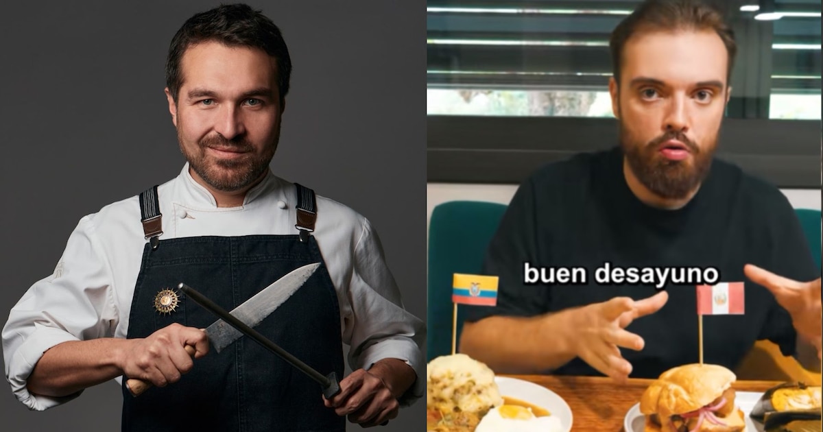 Giacomo Bocchio invita a Ibai Llanos al Mundial de desayunos con pan de chicharrón