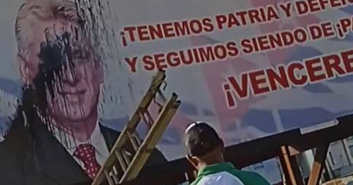 ¡Crisis en Cuba: 27 Horas Sin Luz y Pintura en el Cartel de Díaz-Canel para Protestar por el Apagón en Matanzas!