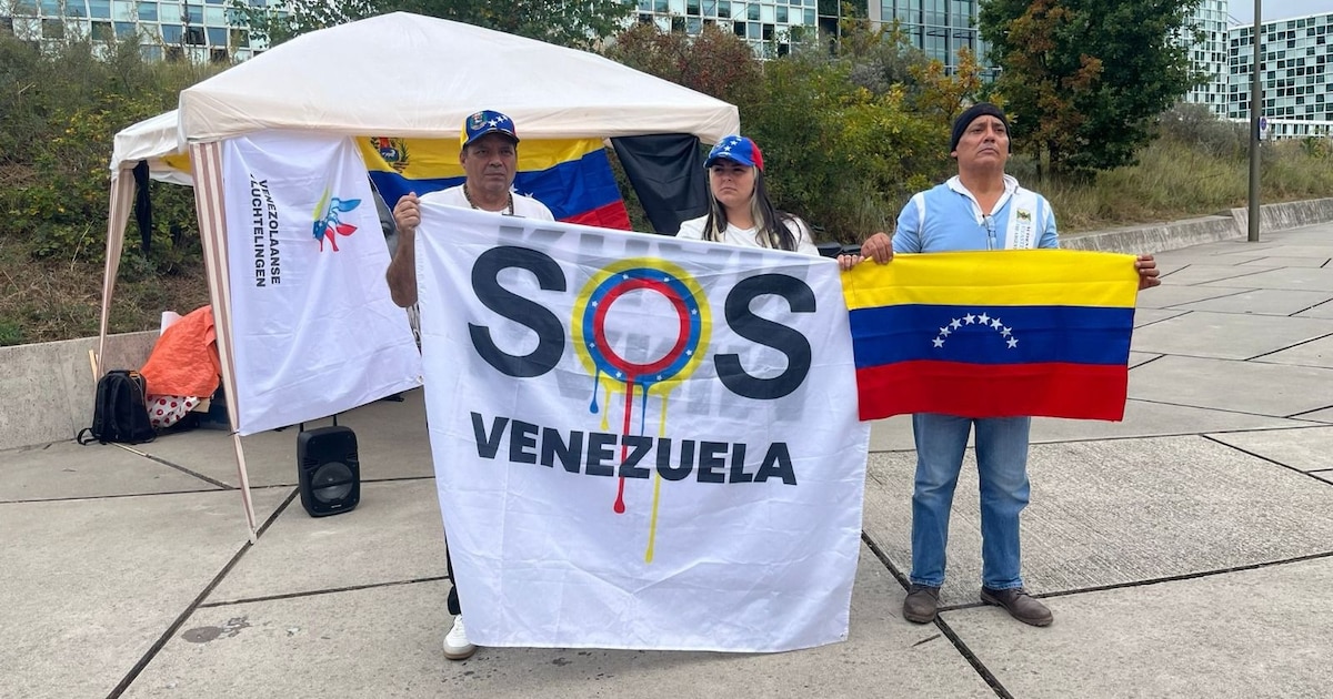 Venezuela en crisis: Tres activistas hacen huelga de hambre en La Haya exigiendo justicia por crímenes de Maduro y frenar la impunidad