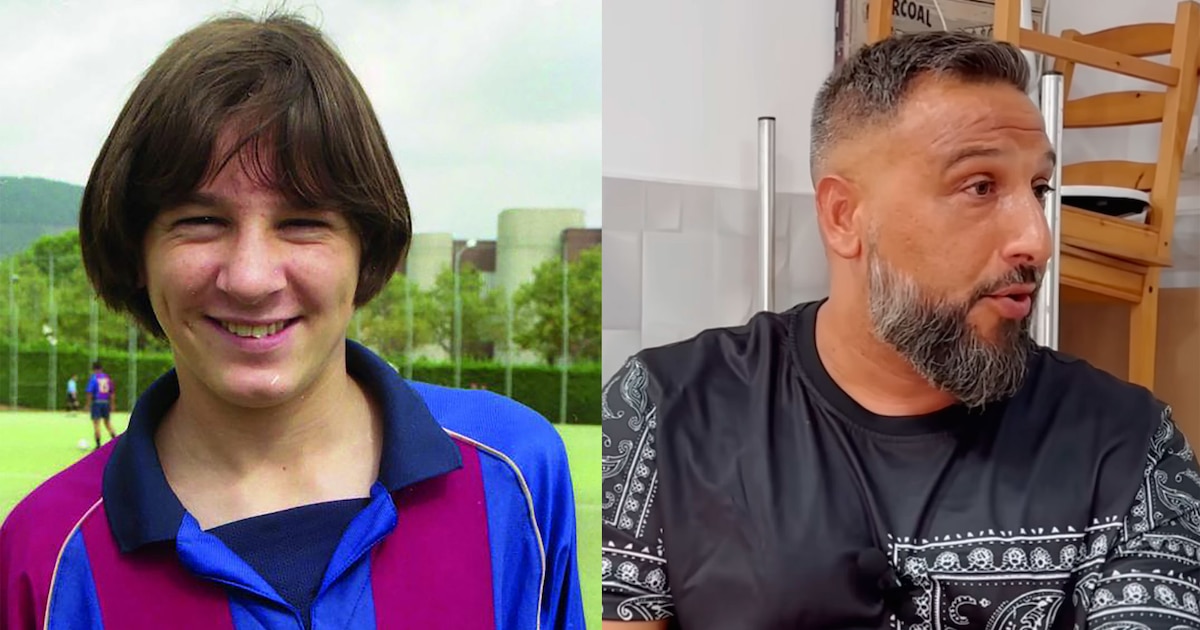 Baby, el ex futbolista del Barcelona que compartió vestuario con Messi y lamenta no haber llegado a la élite