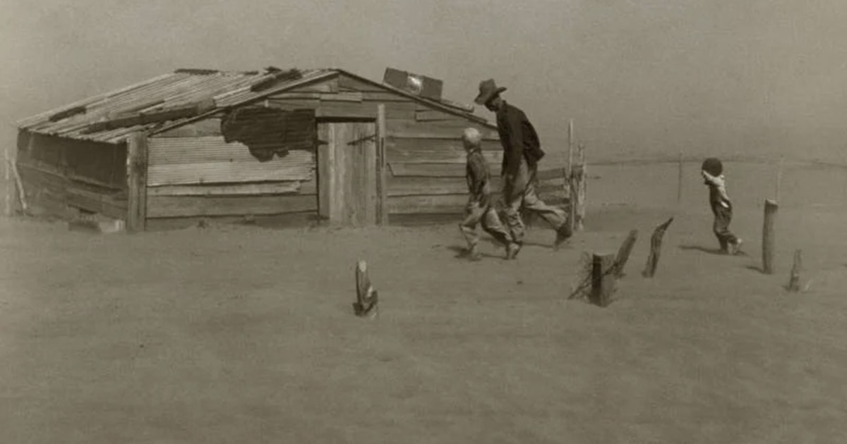 Las tormentas de polvo del Dust Bowl arrasaron las Grandes Llanuras y provocaron migraciones masivas en EE.UU.