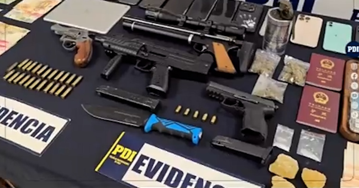 Policía de Chile desmantela peligrosa banda criminal china con armas de alto calibre en barrio Meiggs de Santiago