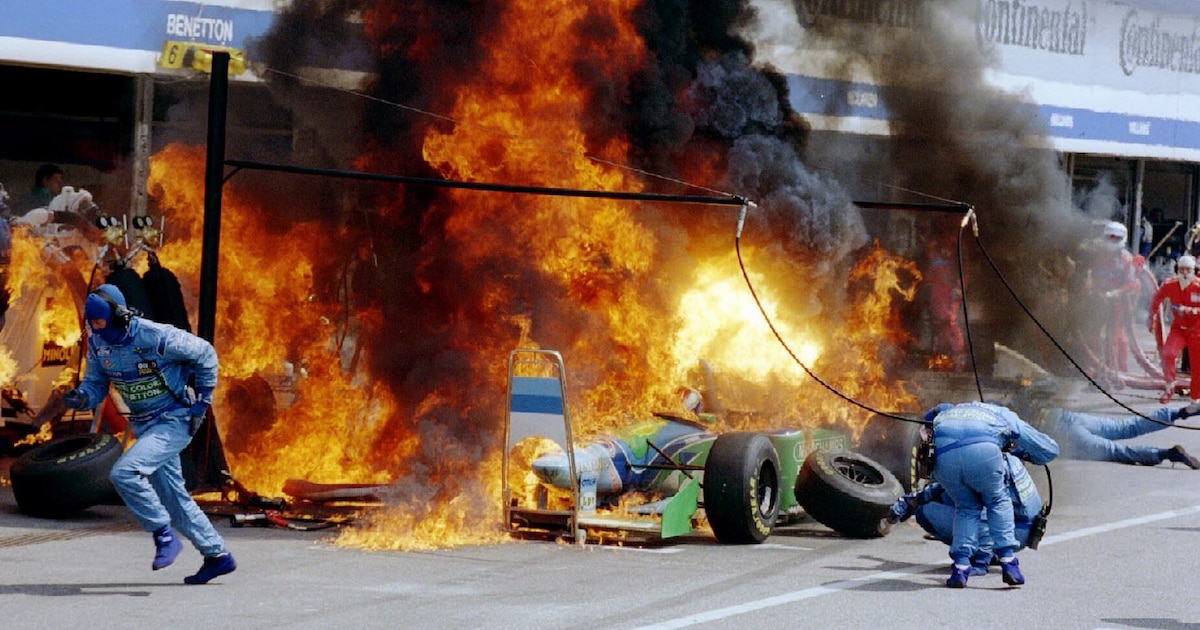 Jos Verstappen: 31 años del dramático incendio en el Benetton durante el GP de Alemania de 1994 que marcó su carrera en la Fórmula 1