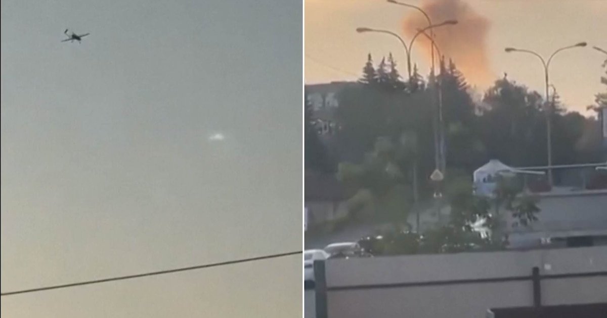 Ucrania ataca aeródromo ruso con drones iraníes y causa incendio en instalaciones militares