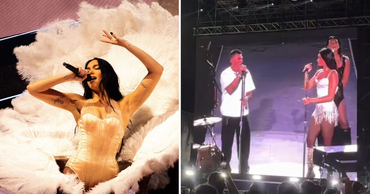 Dua Lipa celebra su ciudadanía kosovar y emociona en el Sunny Hill Festival junto a su padre