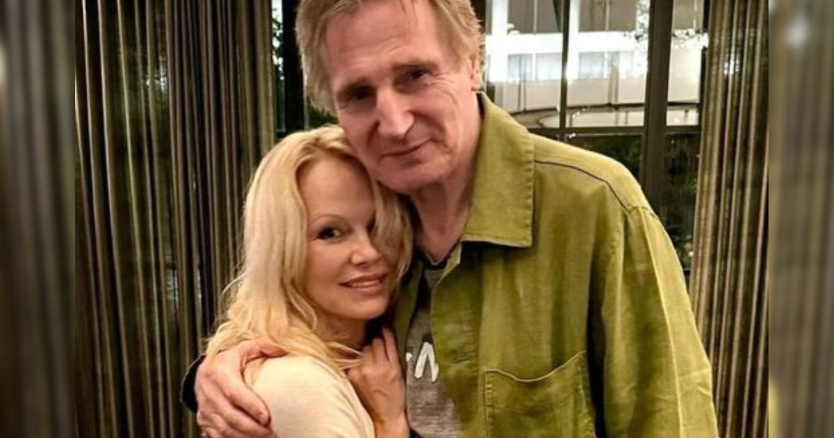 Pamela Anderson revela cómo conquistó a Liam Neeson en su primera colaboración en la comedia «¿Y dónde está el policía?