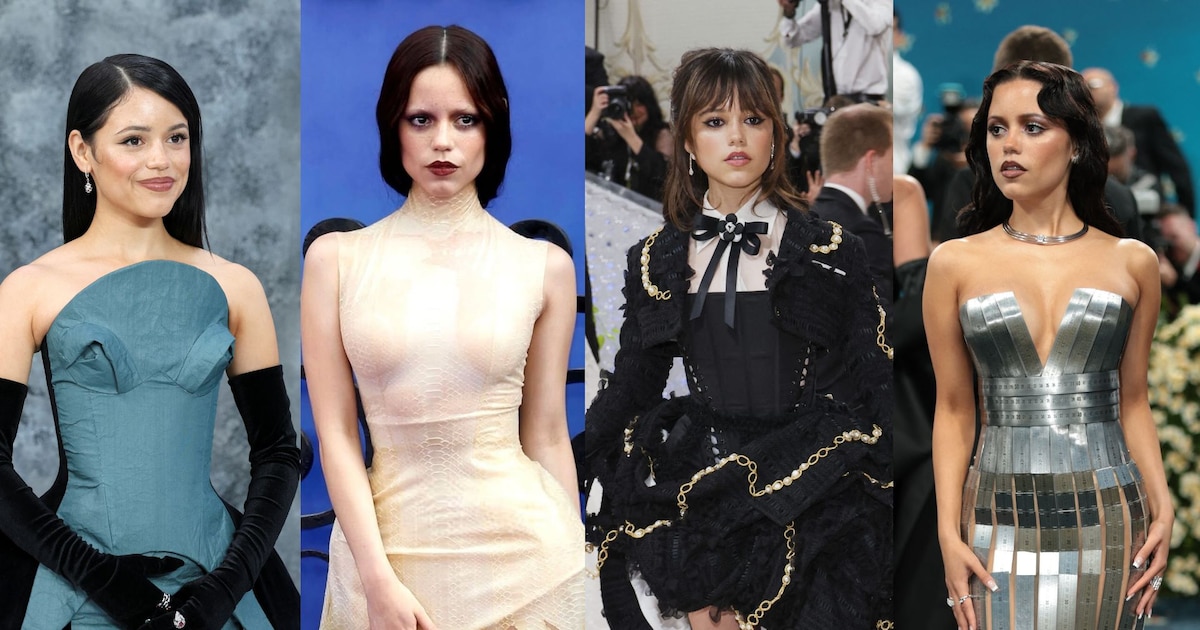 Jenna Ortega conquista Hollywood con look gótico en la premiere de “Merlina” y se consagra como la nueva ícono de la moda alternativa