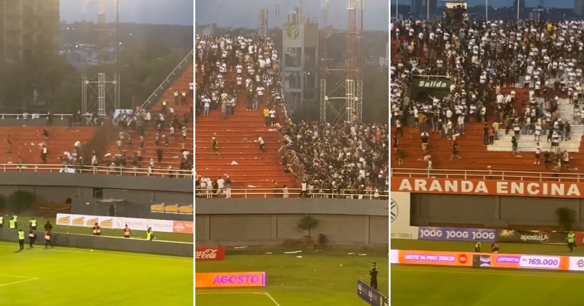 Incidentes y destrozos tras el emocionante clásico paraguayo entre Olimpia y Cerro Porteño