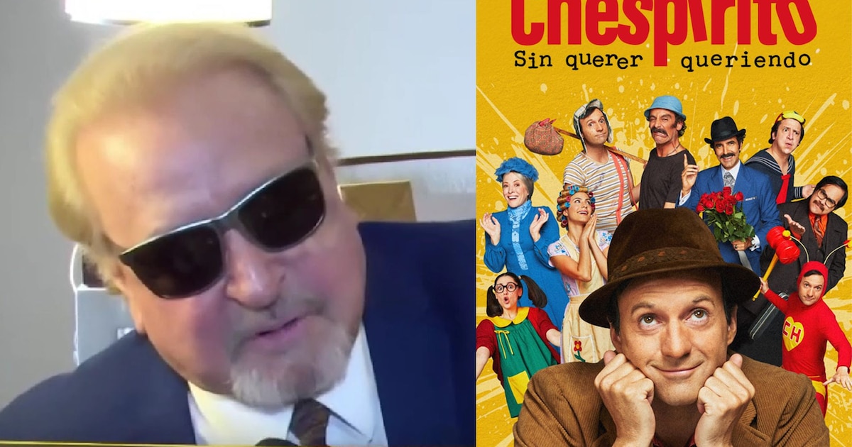 Carlos Villagrán rechaza enérgicamente la serie ‘Chespirito: Sin querer queriendo’ y la califica como un desastre
