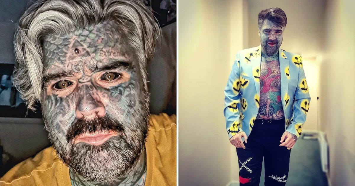 King of Ink Land: El británico más tatuado invierte más de $51,000 en modificaciones extremas