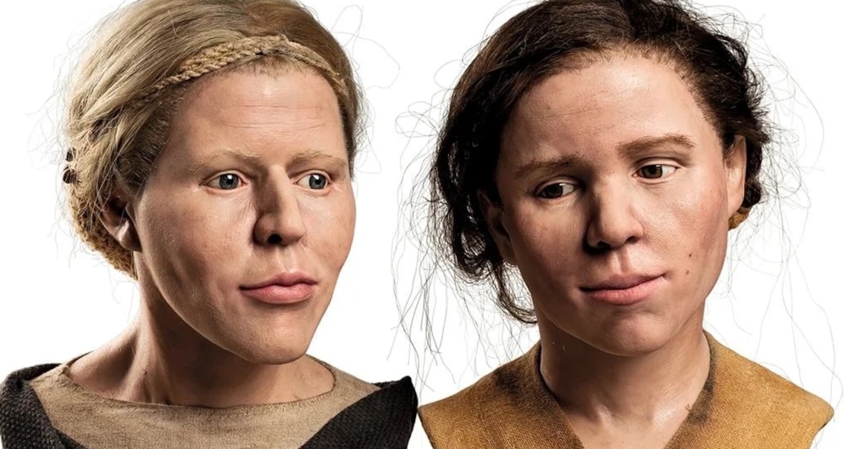 Revelan con tecnología 3D los rostros de dos hermanas sacrificadas hace 6.000 años en una mina prehistórica de República Checa