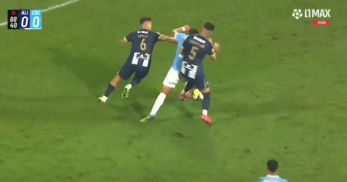 ¿Hubo penal a Fernando Pacheco? La jugada polémica que definió el partido entre Alianza Lima y Sporting Cristal
