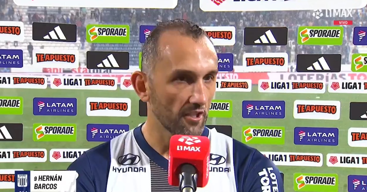 Hernán Barcos elude comentarios sobre la controvertida decisión arbitral en el clásico entre Alianza Lima y Sporting Cristal