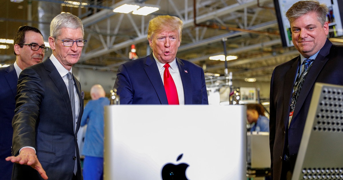 Trump y Apple anuncian inversión histórica de 100 mil millones de dólares para relocalizar producción en EE.UU. ante aranceles