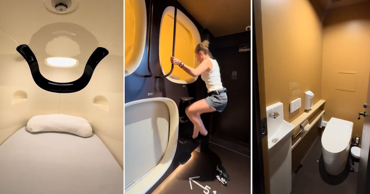 Experiencia viral en hotel cápsula de Tokio: comodidad y reacciones en redes sociales