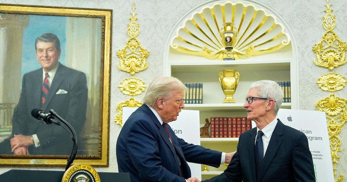 Apple anuncia inversión récord de 600 mil millones de dólares en EE.UU. y crea 20,000 empleos en su mayor apuesta nacional