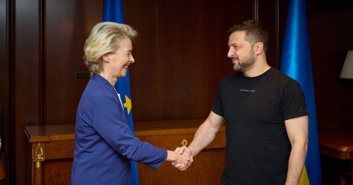 Von der Leyen y Zelensky abogan por una paz duradera en Ucrania tras conversaciones sobre negociación con Rusia y apoyo europeo