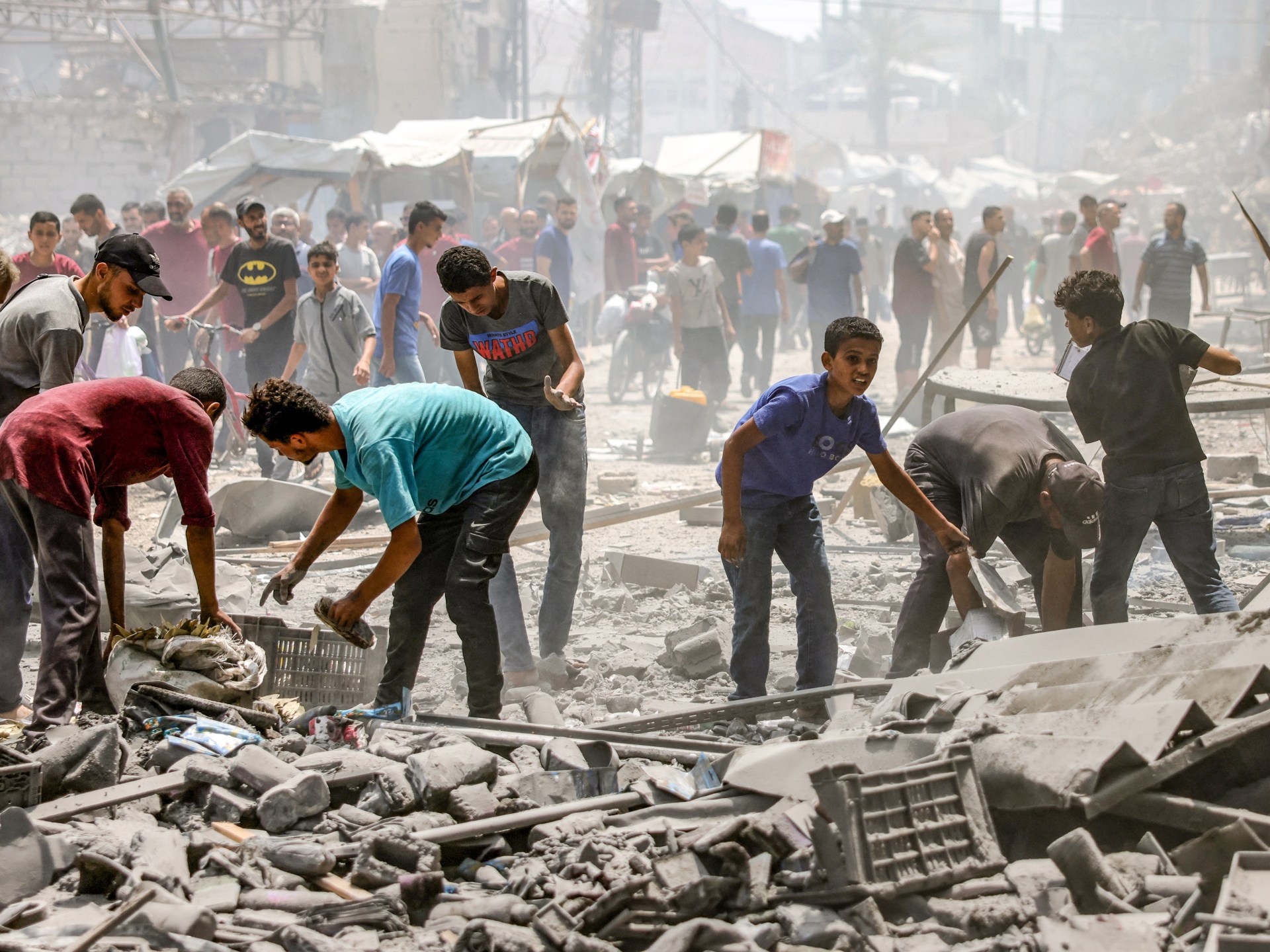 Palestinos en Gaza rechazan desalojos masivos mientras la comunidad internacional condena la posible ocupación israelí