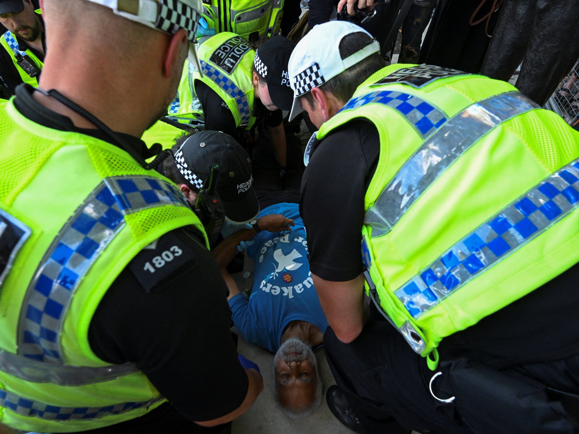 Policía de Londres arresta a 200 en protestas pro-Palestine tras clasificar a Palestine Action como organización terrorista