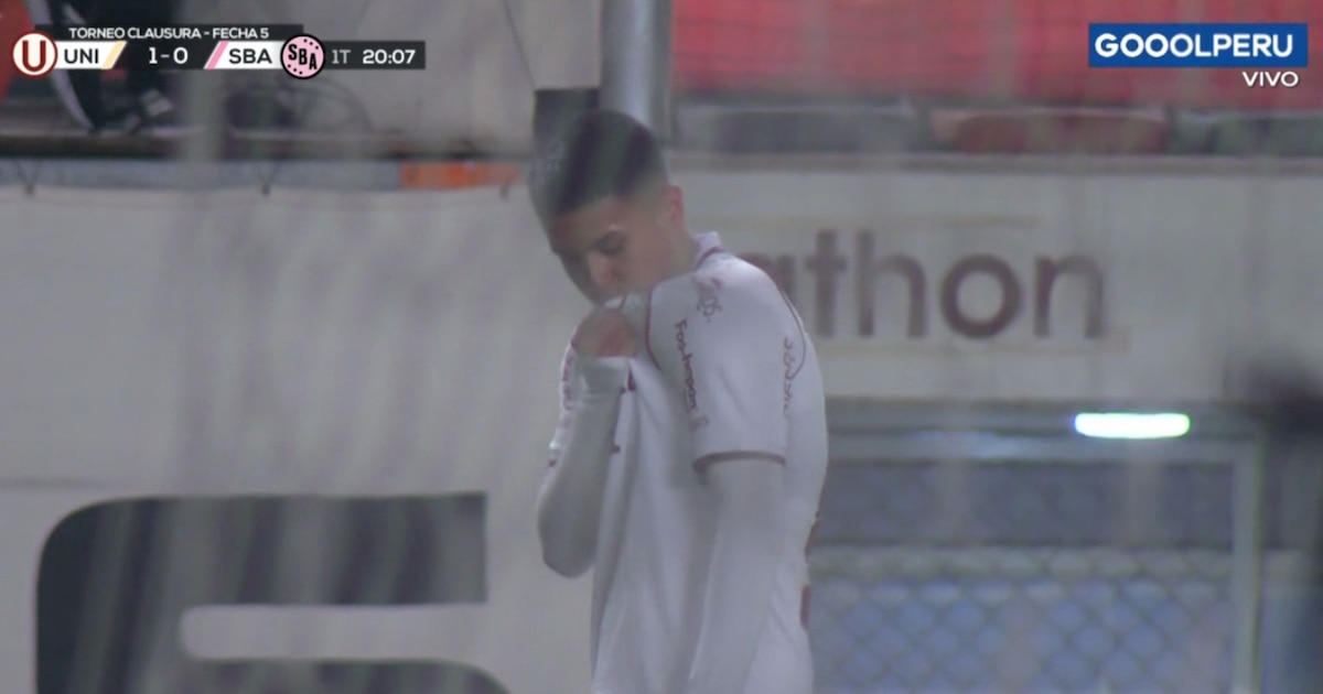 Con un potente disparo desde fuera del área, Jairo Concha anota un golazo en el partido entre Universitario y Sport Boys por la Liga 1 2025
