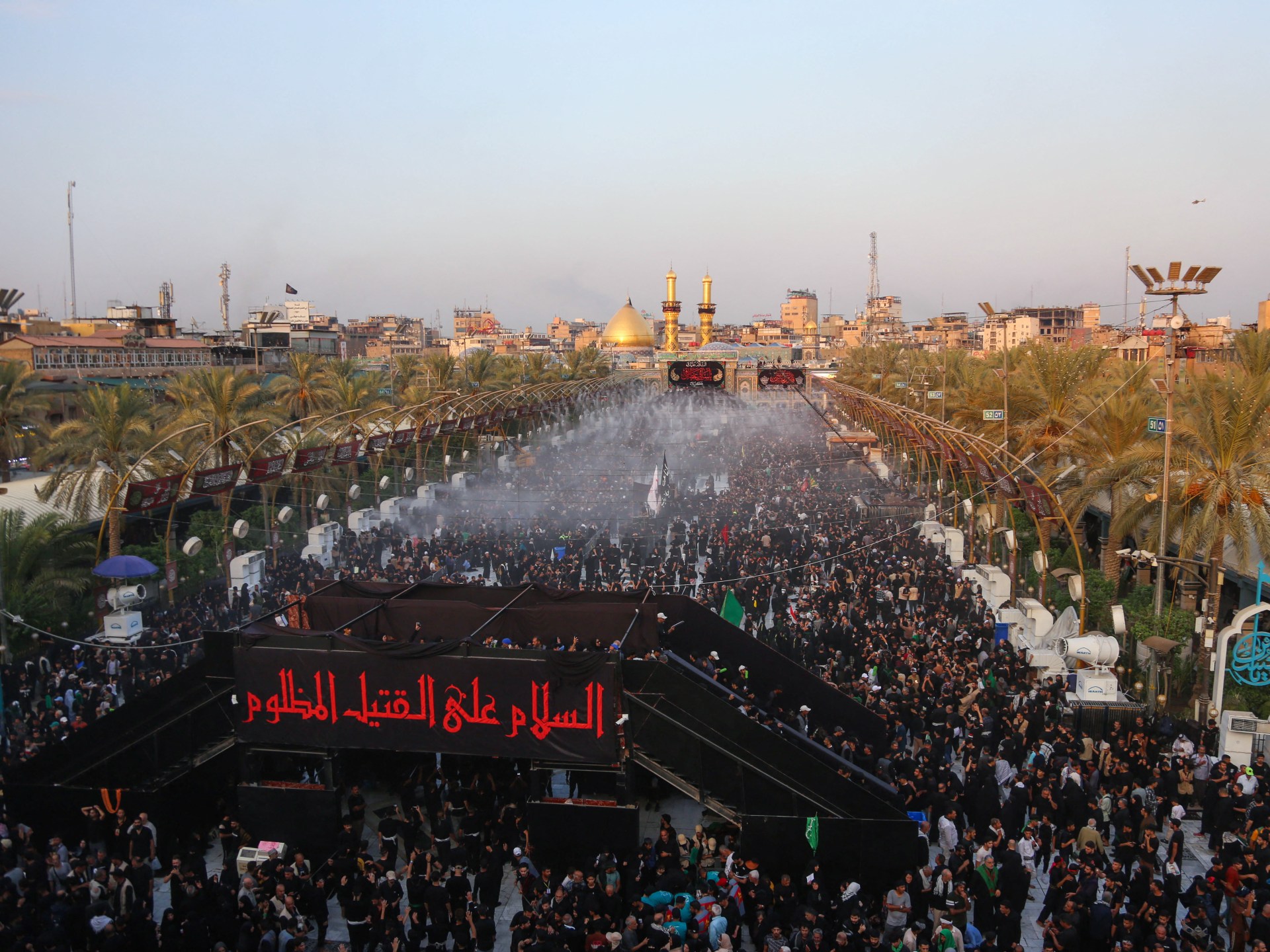 Más de 600 peregrinos chiíes hospitalizados por intoxicación de cloro en Iraq durante la ruta a Karbala