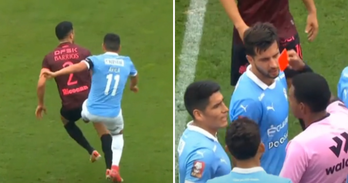 Irven Ávila fue expulsado por una falta violenta en un partido crucial entre Sporting Cristal y Melgar