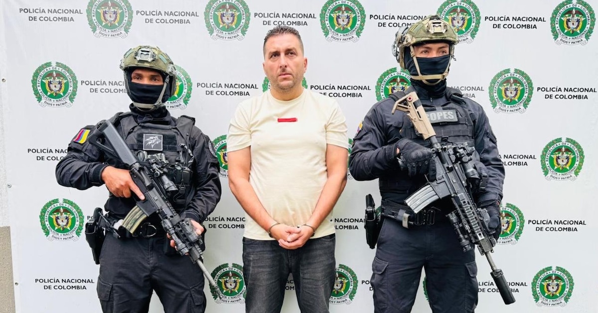 Capturan en Cali al capo italiano Federico Starnone, vinculado a red de narcotráfico entre Sudamérica y Europa
