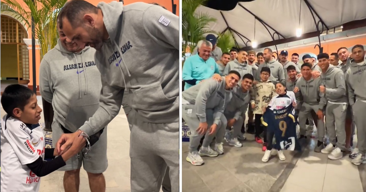Niño hincha de Alianza Lima sorprende en Ayacucho: entrega de pulseras en la previa del triunfo en Huamanga