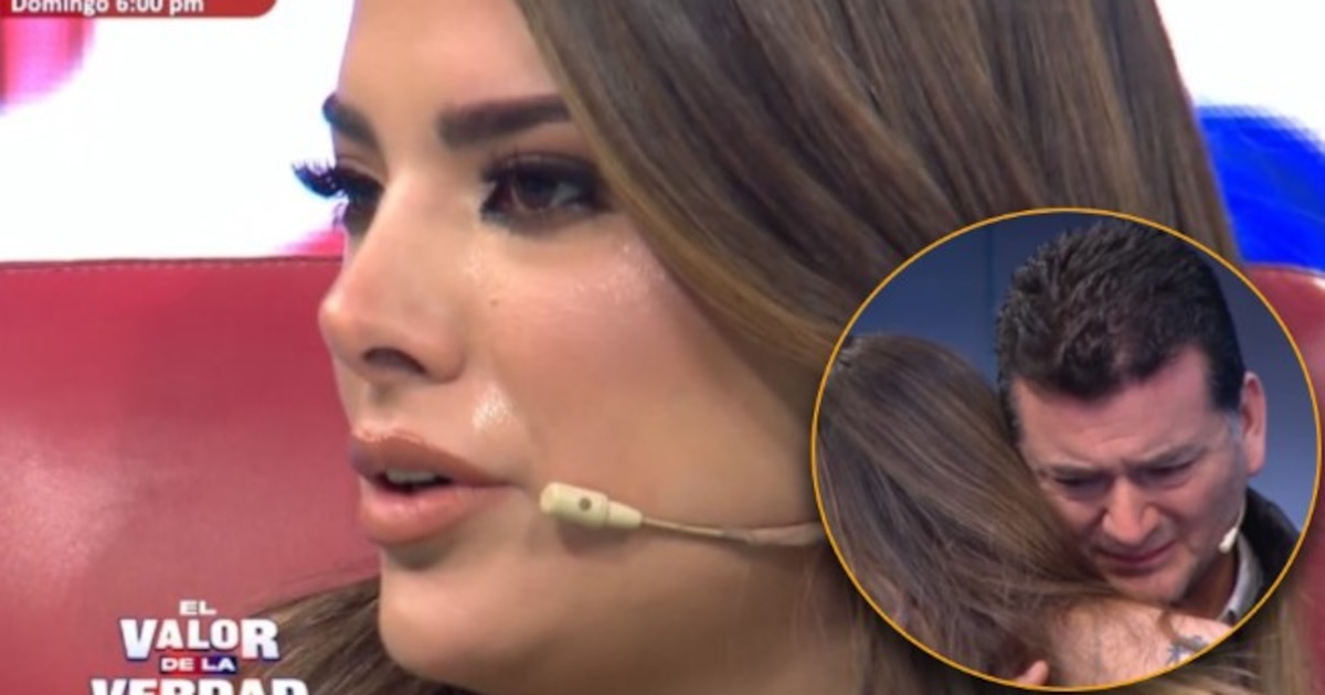 Padre de Suheyn Cipriani descubre en vivo un traumático recuerdo infantil de su hija y no puede contener la emoción