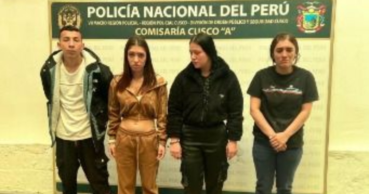 Tres mujeres colombianas arrestadas en Cusco por liderar banda de ‘peperas’ que engañaba a víctimas a través de apps de citas
