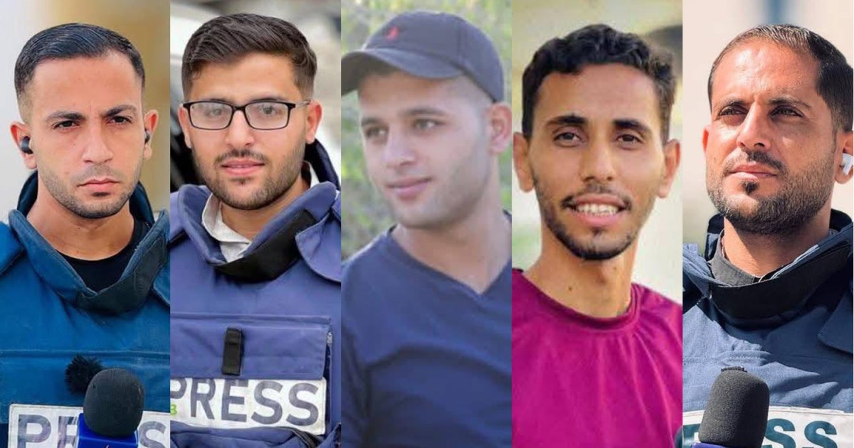Israel ataca y mata a periodista de Al Jazeera y cuatro colegas en una emboscada en Gaza, elevando a 269 los periodistas asesinados desde octubre 2023