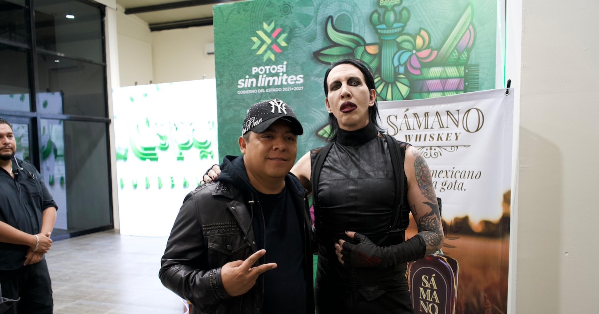 Ricardo Gallardo celebra encuentro con Marilyn Manson tras polémico concierto en la Fenapo 2025 en San Luis Potosí