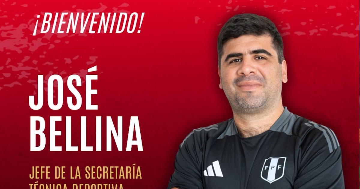 Federación Peruana anuncia a José Bellina como nuevo secretario técnico deportivo