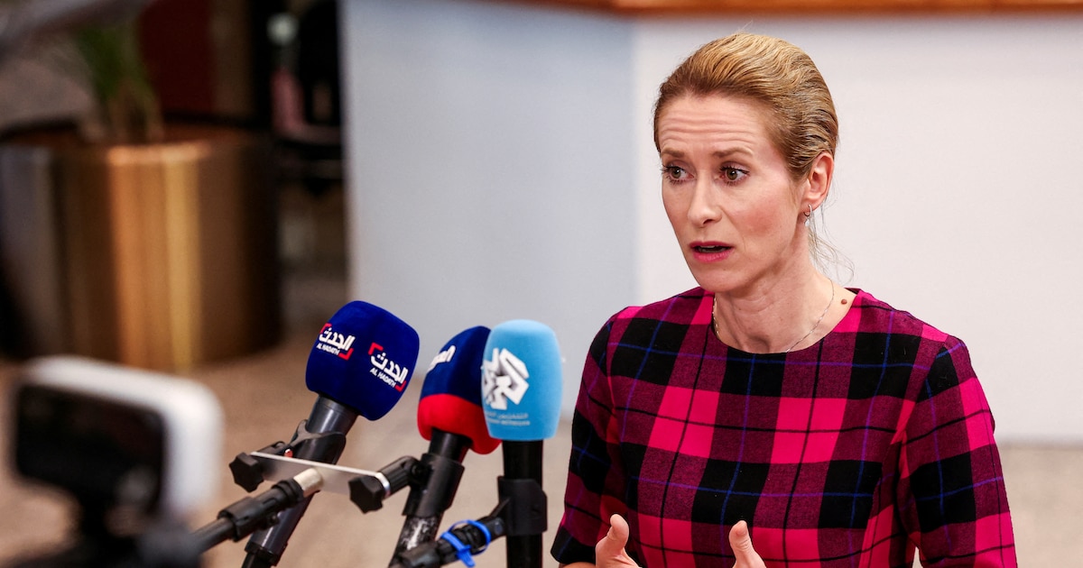 Kaja Kallas denuncia que Putin finge negociar y busca solo una foto con Trump en cumbre de Alaska
