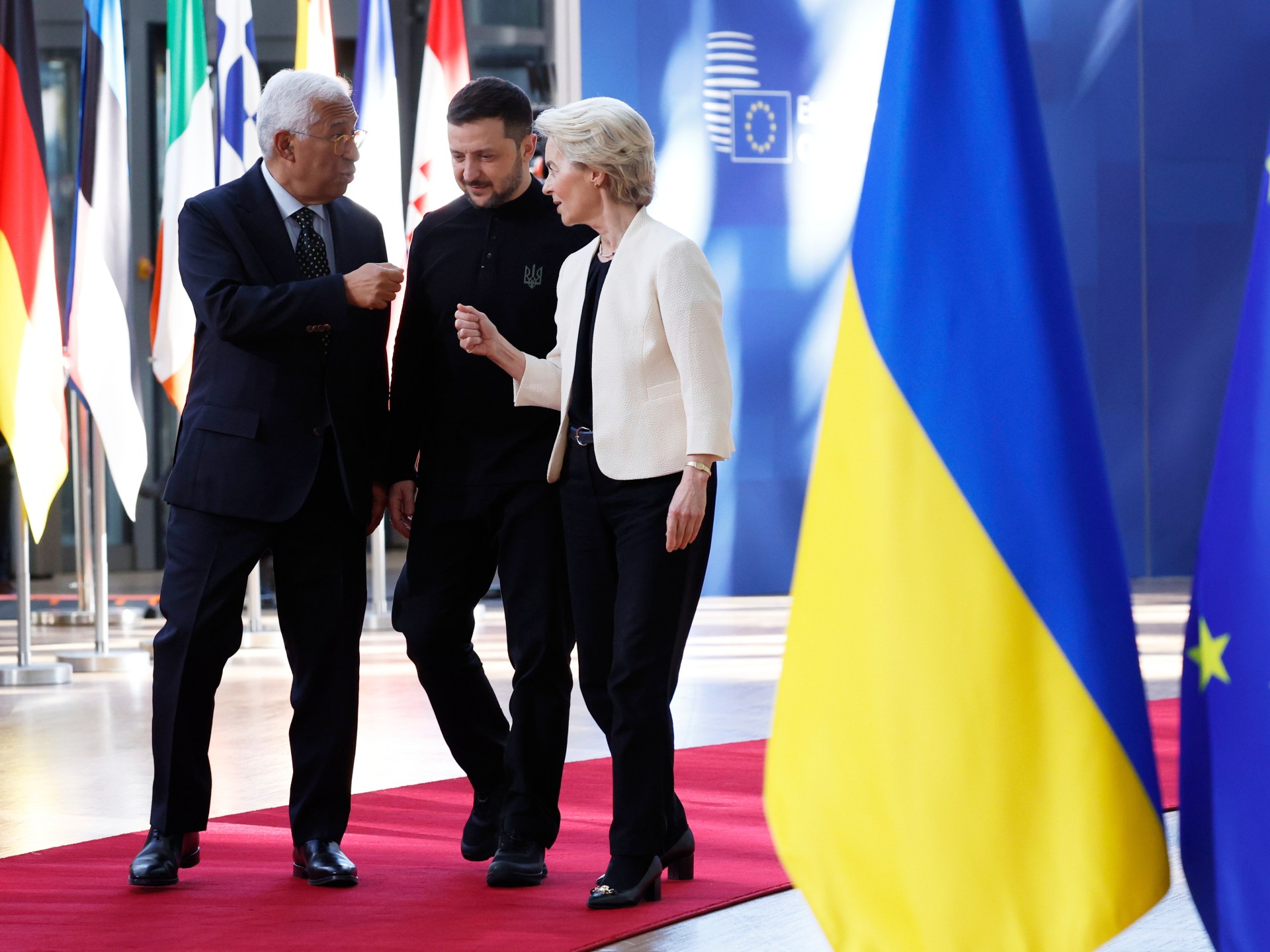 Líderes Europeos presionan a Trump para mantener a Ucrania en la agenda en reunión con Putin en Alaska