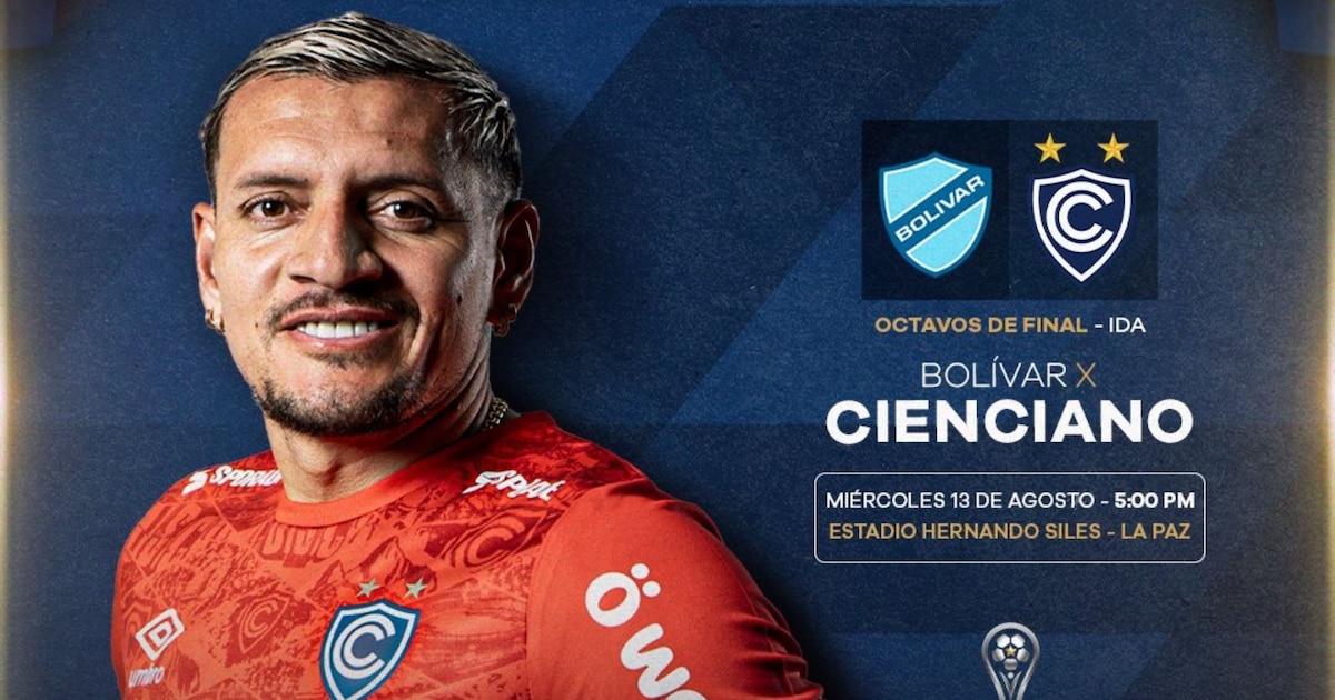 Cienciano y Bolívar en directo: seguimiento minuto a minuto desde La Paz en los octavos de final de la Copa Sudamericana 2025