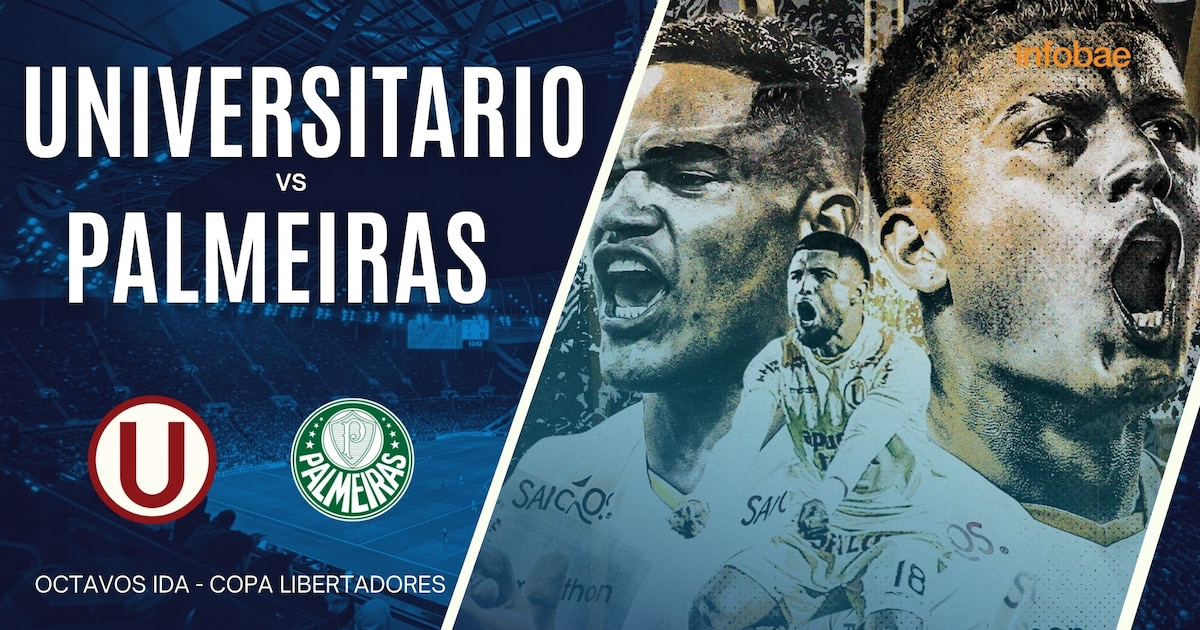 Probables alineaciones de Universitario y Palmeiras para los octavos de final de la Copa Libertadores 2025 hoy