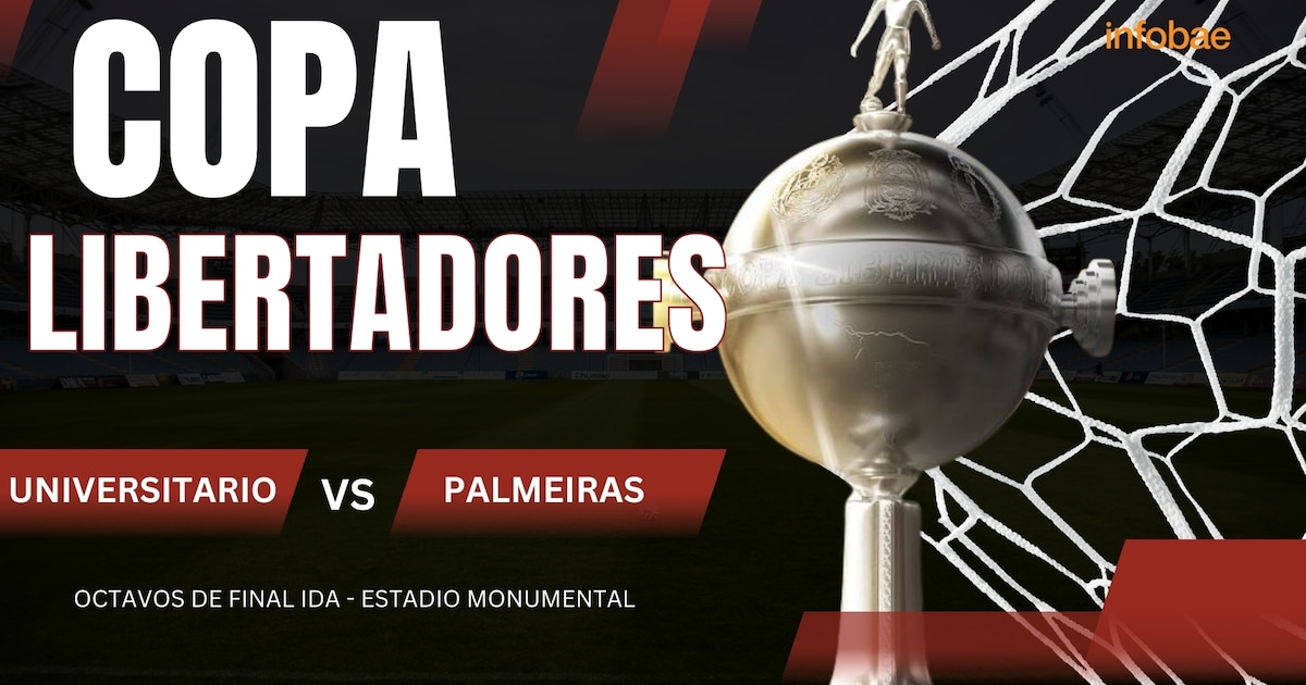 Universitario y Palmeiras en vivo hoy: seguimiento en tiempo real de la ida de los octavos de final de la Copa Libertadores 2025